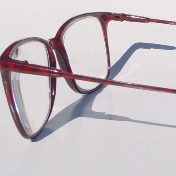 (NWT) Vintage 90's Carbon Fiber Square Shape Reading Glasses +3.25 - Picture 2 of 4